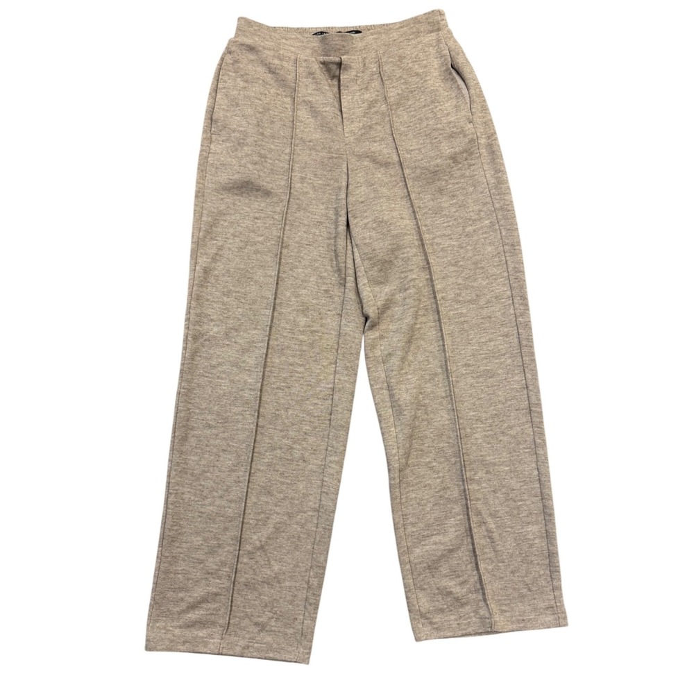 Simply Vera Vera Wang‎ Women's Wide Leg Pants Knit Trousers Neutral Size M